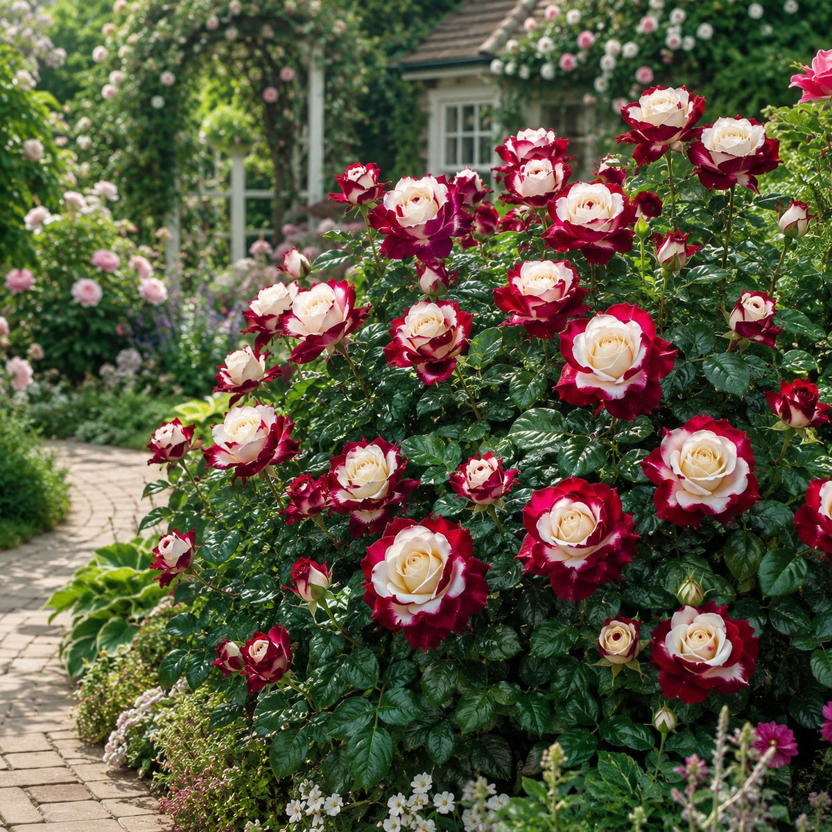 Rosa Bicolor – Sementes de Rosa Mesclada – Beleza Rara com Alto Potencial Germinativo
