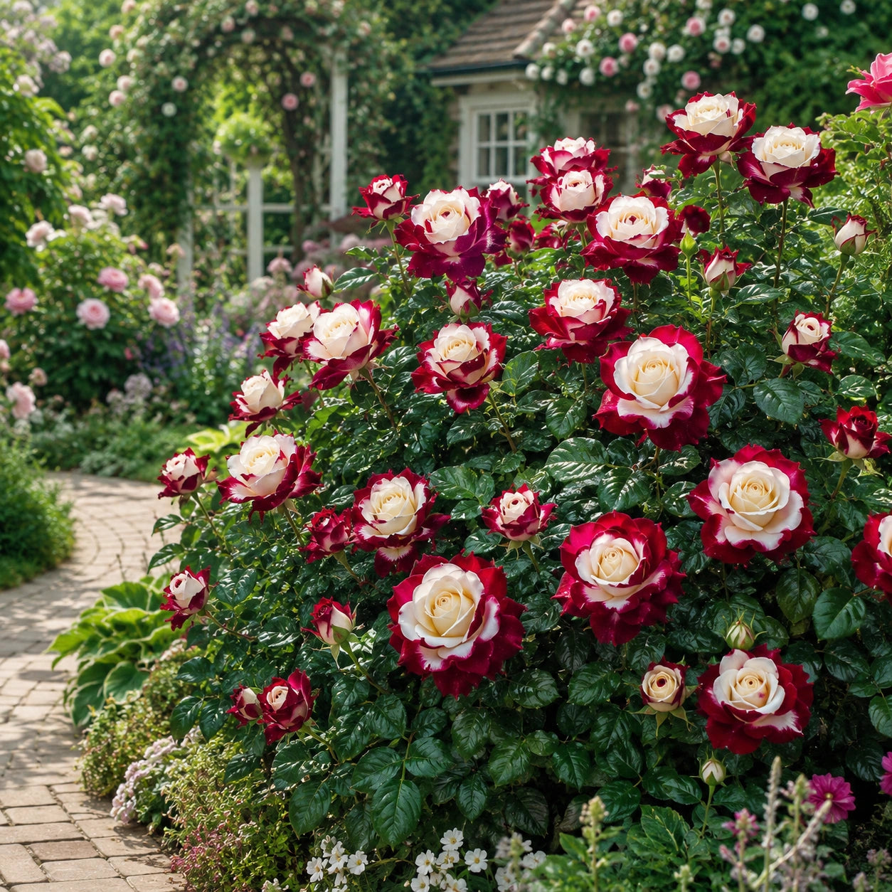 Rosa Bicolor – Sementes de Rosa Mesclada – Beleza Rara com Alto Potencial Germinativo