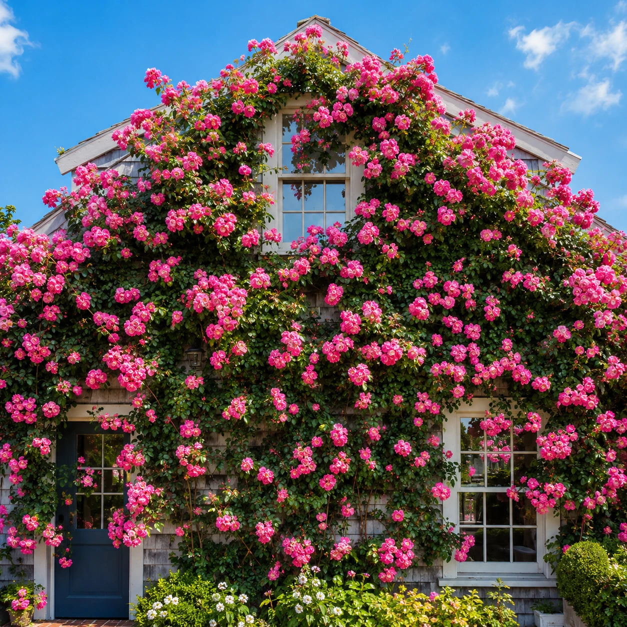 Sementes de Roseira Trepadeira — Flores para Muros e Jardins