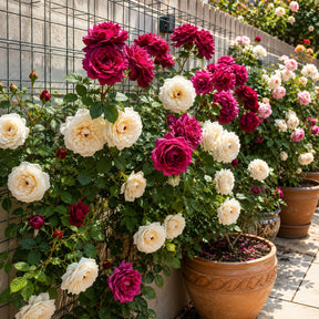 Sementes de Roseira Trepadeira — Flores para Muros e Jardins