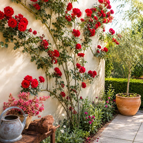Sementes de Roseira Trepadeira — Flores para Muros e Jardins