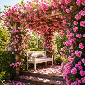 Rosa Trepadeira Rosa Pink – Pacote com 300 Sementes