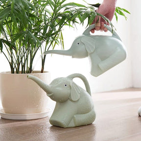 Regador de Plantas e Jardim 2 Litros Decorativo Em Formato de Elefante – Prático e Durável