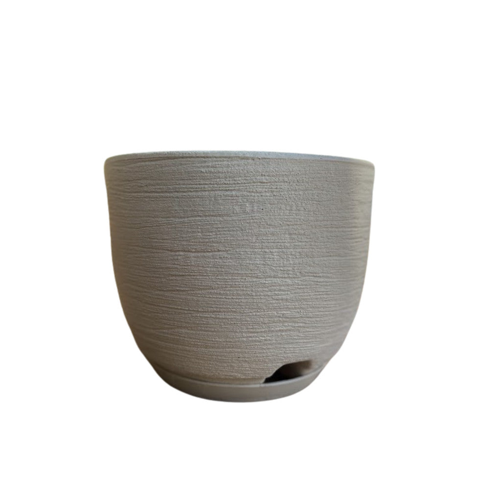 Vaso de Planta Polietileno Com Prato - Leveza, Estilo e Durabilidade