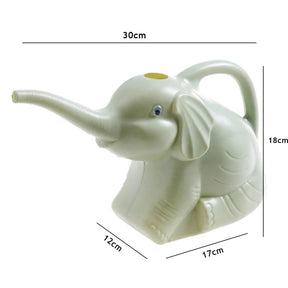 Regador de Plantas e Jardim 2 Litros Decorativo Em Formato de Elefante – Prático e Durável