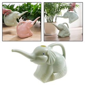 Regador de Plantas e Jardim 2 Litros Decorativo Em Formato de Elefante – Prático e Durável