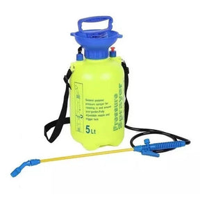 Pulverizador Borrifador 5 Litros Com Compressão Prévia Jato Regulável Manual Jardim