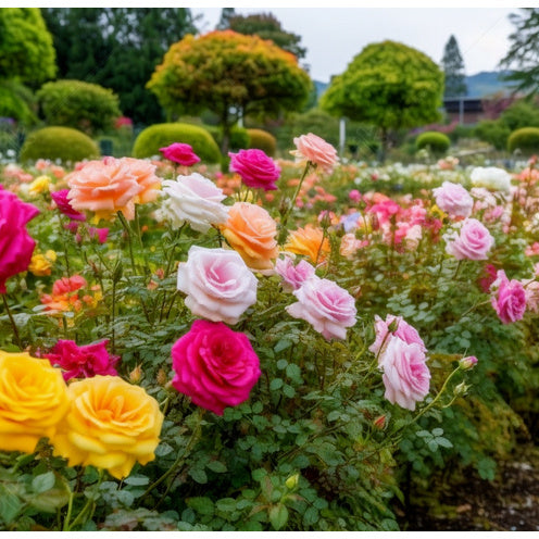 Sementes de Rosas Coloridas – 360 Unidades para Cultivo de Flores Belíssimas