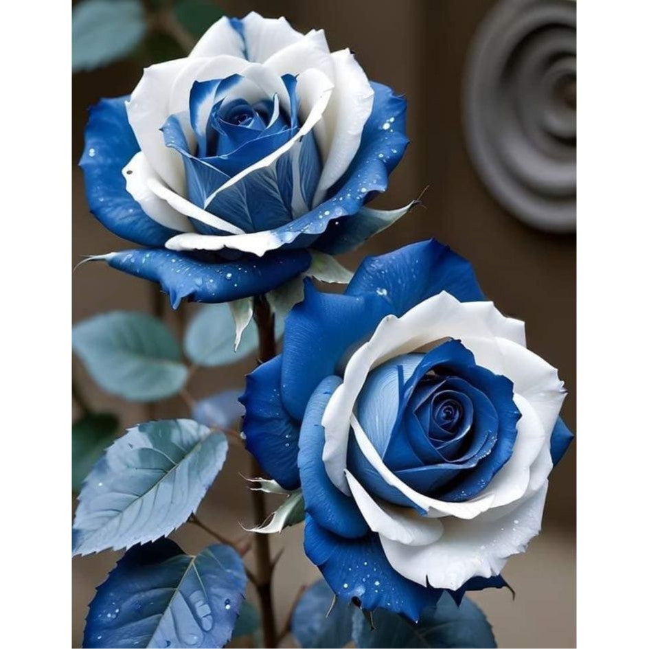 Rosas Tigre Azul - 100 Sementes - Com Manual de Cultivo Incluso