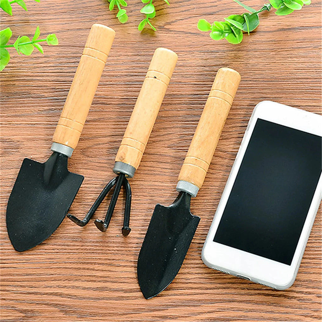 Kit de Ferramentas para Jardinagem – Conjunto com 3 Peças