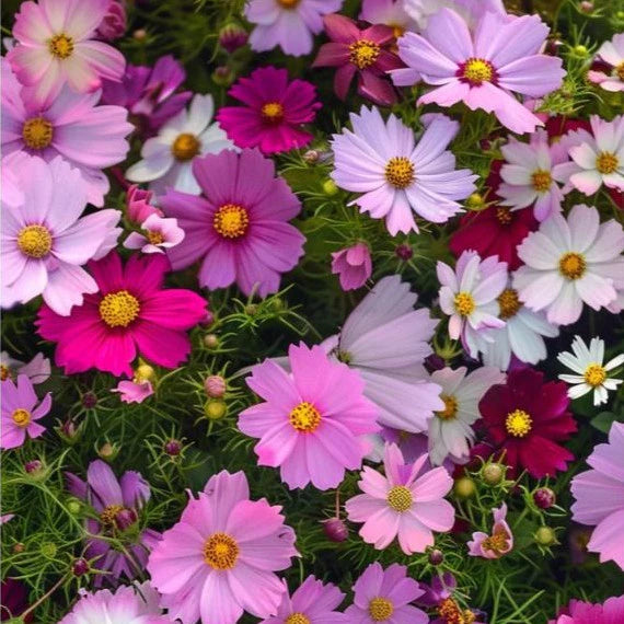 Sementes de Cosmea Sensação Sortida – Flores Ornamentais para Jardim