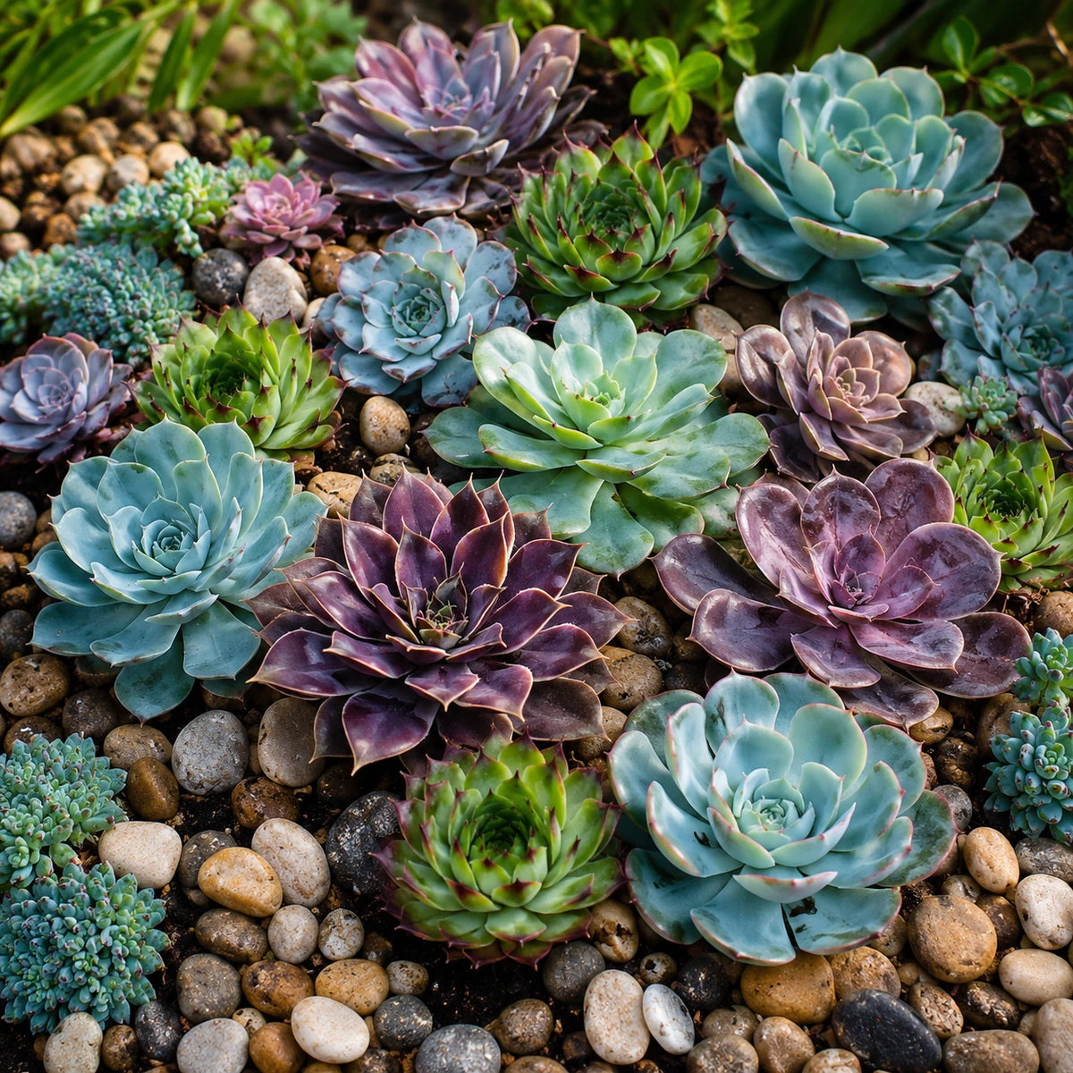 Sementes de Suculentas Raras (300 unid.) – Ideal para Jardins, Vasos e Decoração Natural