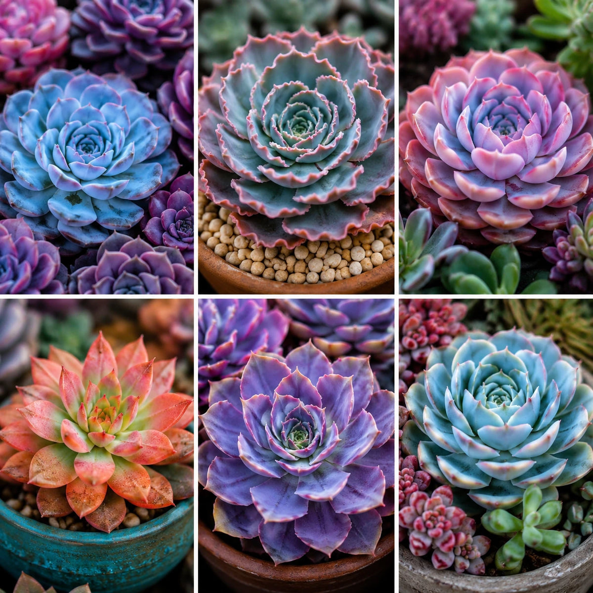 Sementes de Suculentas Raras (300 unid.) – Ideal para Jardins, Vasos e Decoração Natural