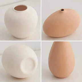 Vaso de Cerâmica para Arranjos Florais - Design Moderno e Elegante