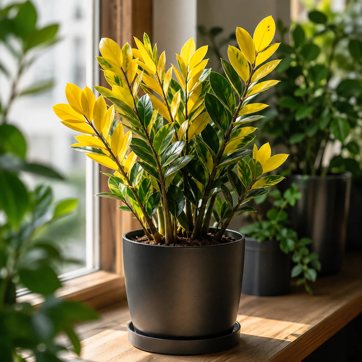 Planta da Fortuna Zamioculca Amartela - 100 Sementes + Manual de Cultivo