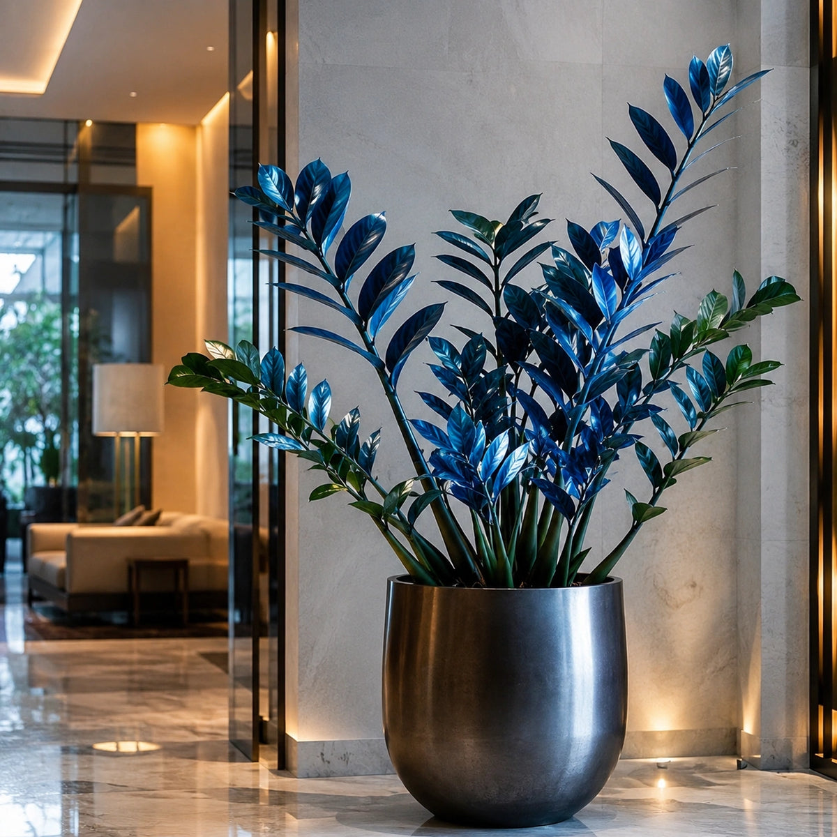 Zamioculcas Tempestade Azul – 100 Sementes Raras com Guia Completo de Plantio